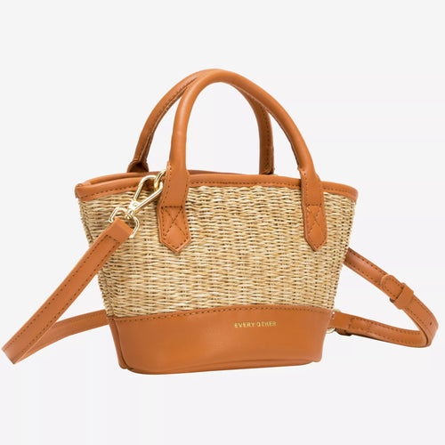 Small Soleil Rattan Grab Bag - MarramTrading.com