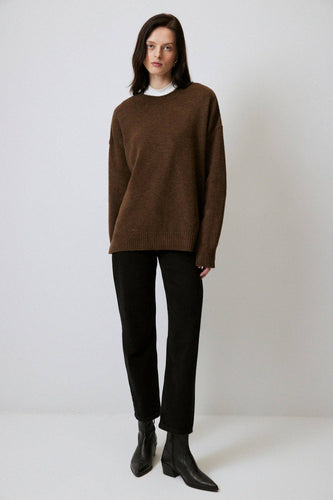 SOLID COLOR OVERSIZE SWEATER - MarramTrading.com