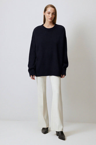 SOLID COLOUR OVERSIZE SWEATER - MarramTrading.com