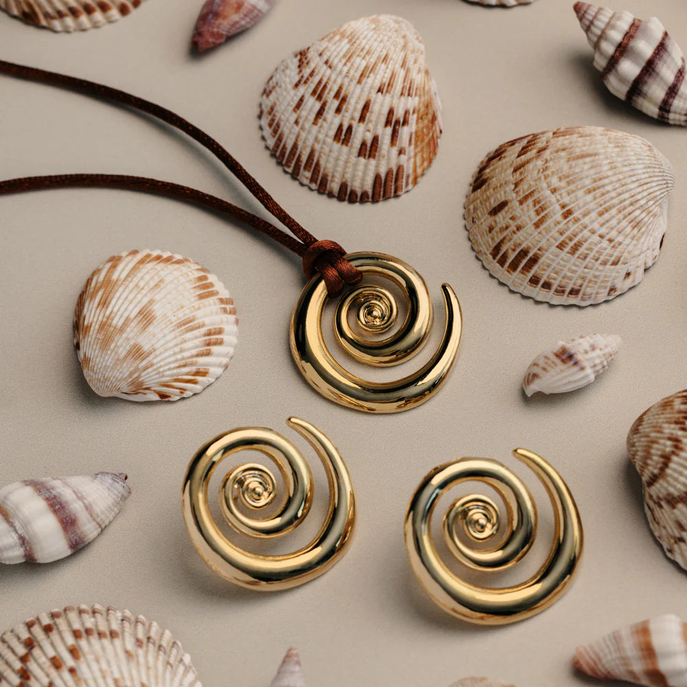 Spiral Cord Adjustable Necklace