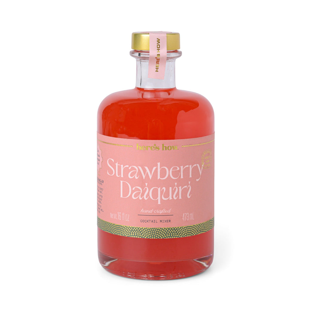 Strawberry Daiquiri Cocktail Mixer 500ml - MarramTrading.com