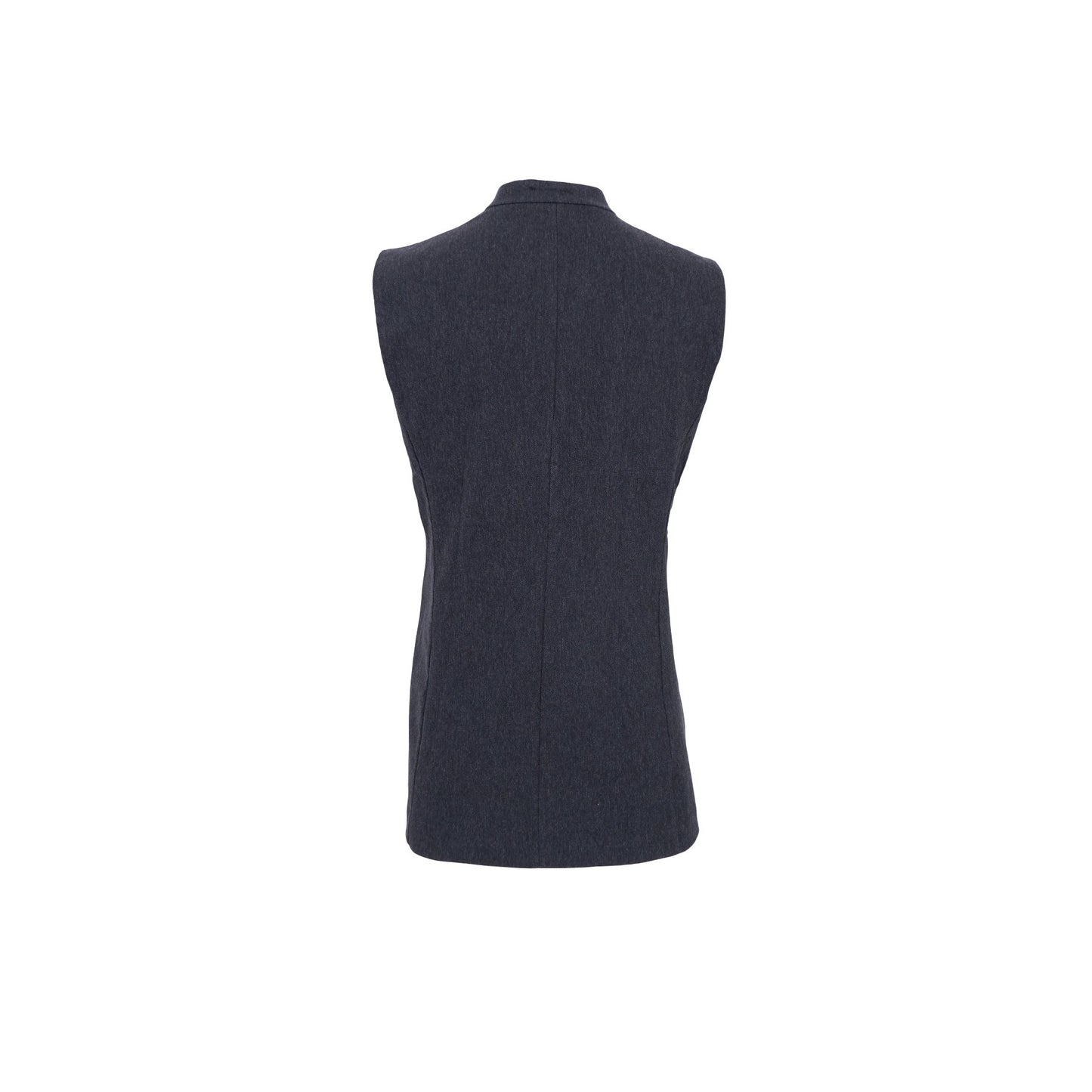 Tailored Longline Vest Dark Grey - MarramTrading.com