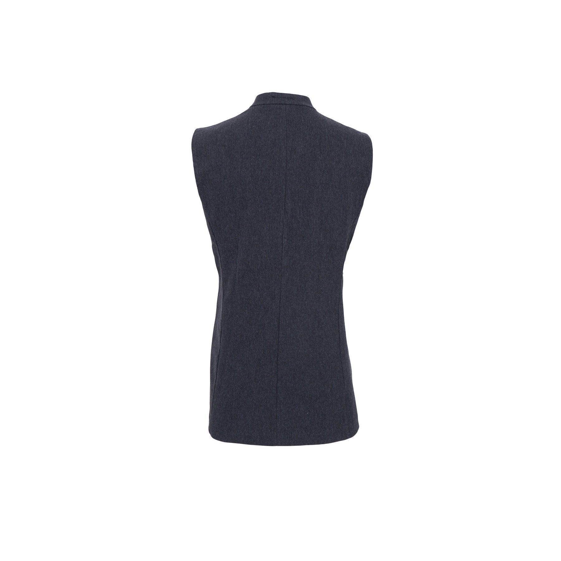 Tailored Longline Vest Dark Grey - MarramTrading.com