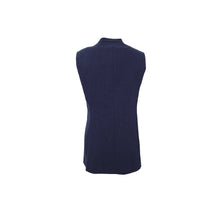 Load image into Gallery viewer, Tailored Longline Vest Navy Blue - MarramTrading.com
