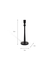 Load image into Gallery viewer, Tall Black Candle Holder - MarramTrading.com
