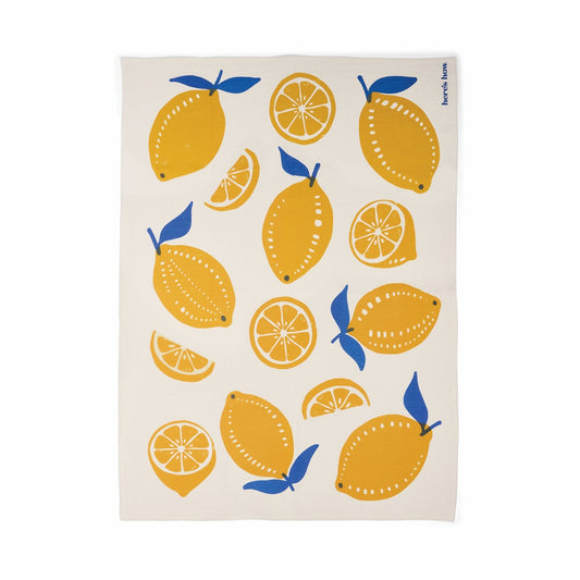 THE EMMY TEA TOWEL - LEMONS - MarramTrading.com