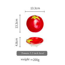 Load image into Gallery viewer, Vegetable Shaped Dish - Tomato - MarramTrading.com
