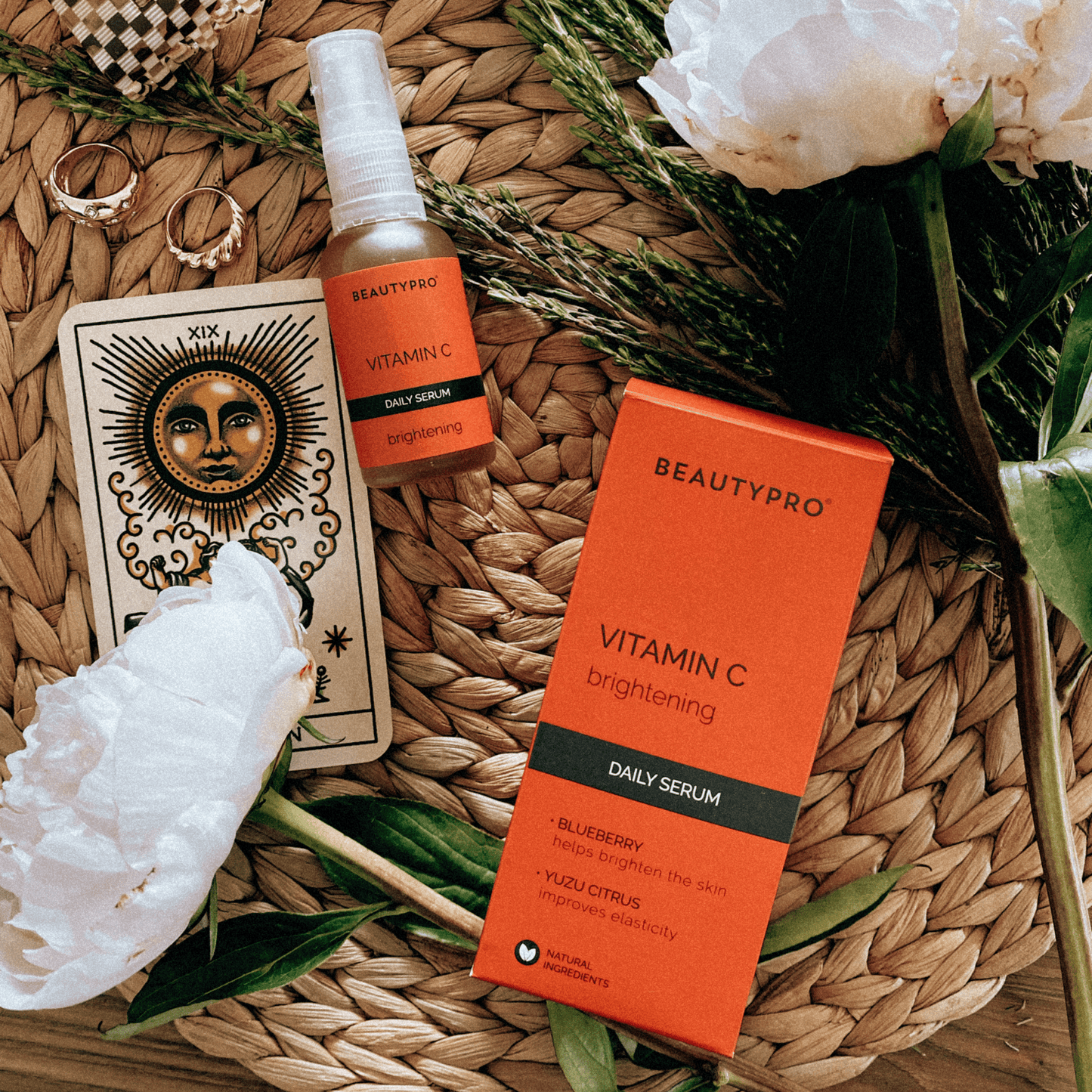 VITAMIN C Brightening Daily Serum 30ml - Vegan, Water Free - MarramTrading.com