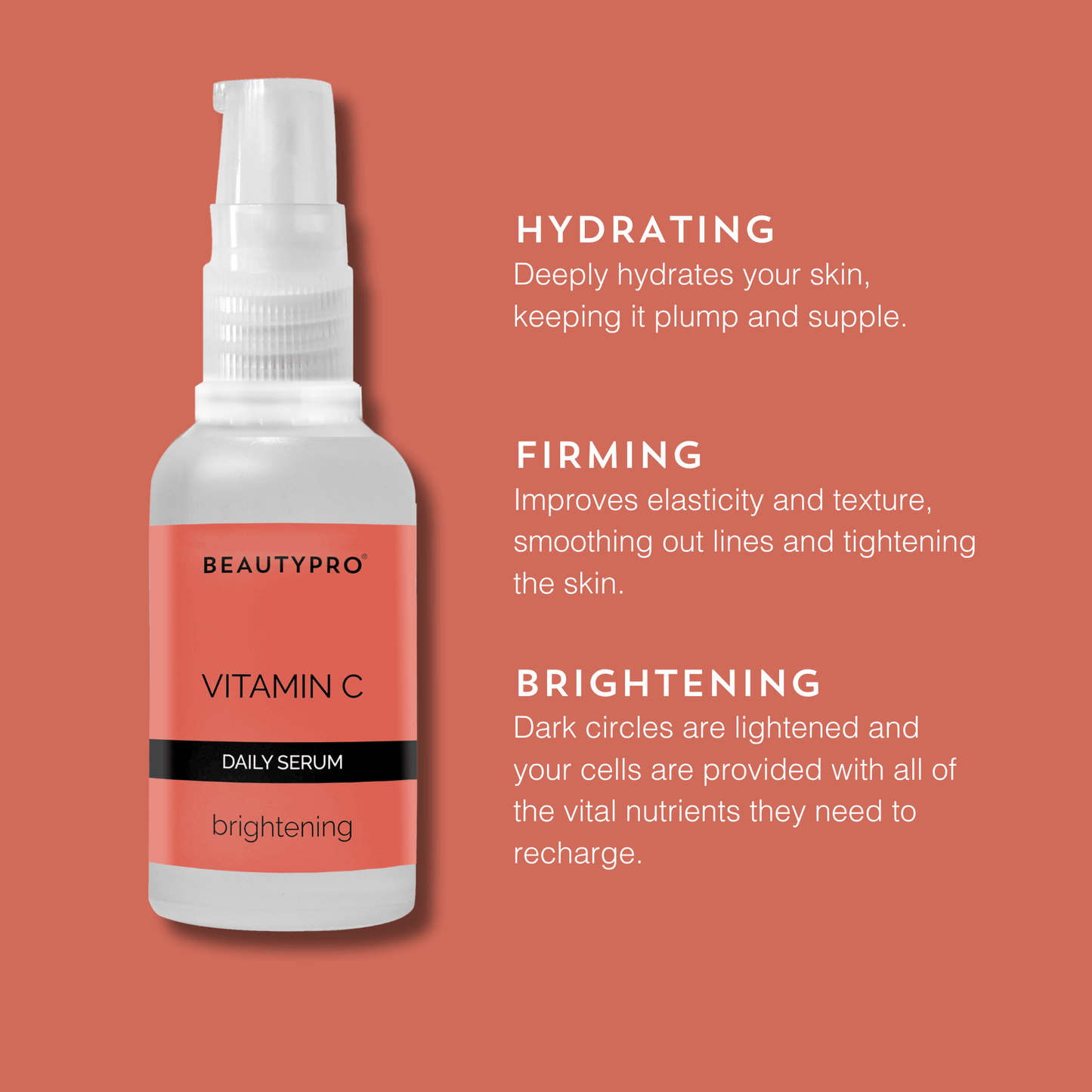 VITAMIN C Brightening Daily Serum 30ml - Vegan, Water Free - MarramTrading.com