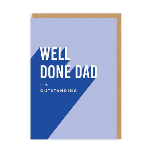 Well Done Dad Greeting Card - MarramTrading.com