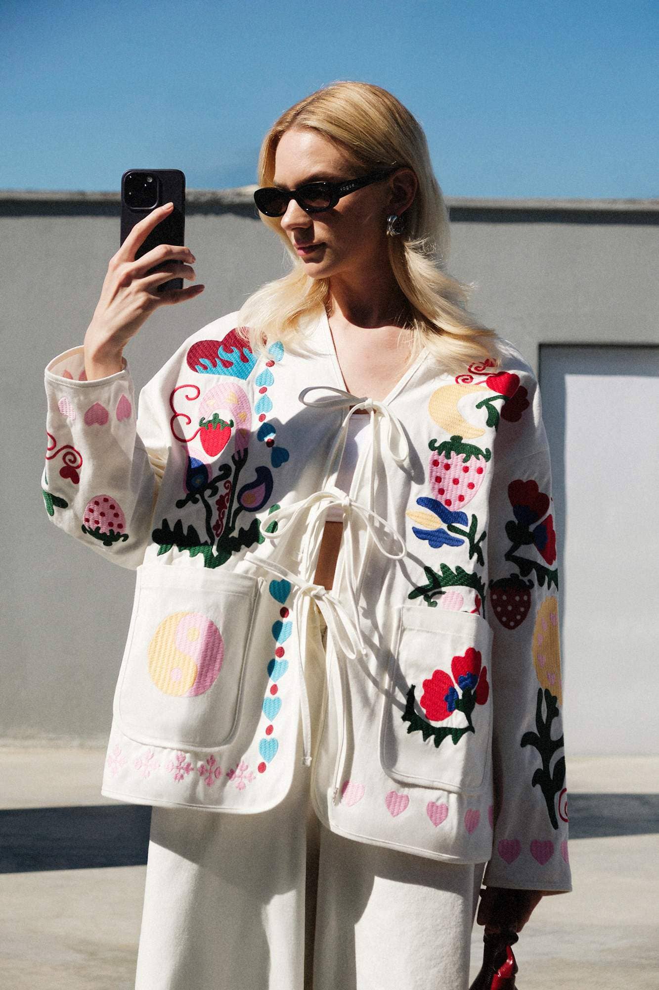 Whimsical Folk Embroidered Jacket - MarramTrading.com