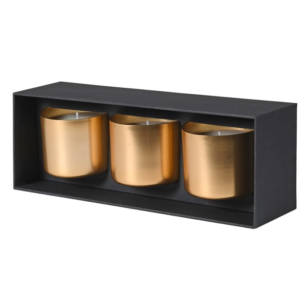 Set of 3 White Sandalwood Candle