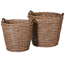 Load image into Gallery viewer, Willow Basket with Wooden Handle Large
