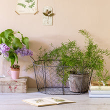 Load image into Gallery viewer, Wire Mesh Oval Basket Large - MarramTrading.com

