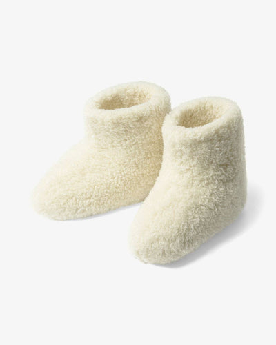 Wool slippers — white - MarramTrading.com