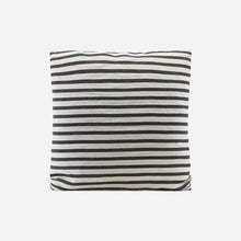 Load image into Gallery viewer, Black / Grey Stripe Cushion Cover
