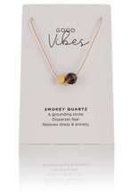Load image into Gallery viewer, Smokey-Quartz Cord Necklace
