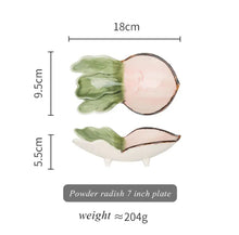 Load image into Gallery viewer, Vegetable Shaped Dish - Pink Radish
