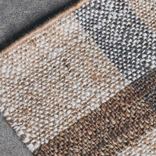 Load image into Gallery viewer, Natural Jute Check Rug
