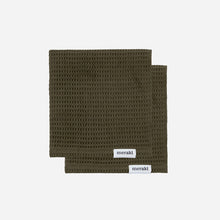 Load image into Gallery viewer, Dish Cloth in Army Green - Set of 2
