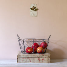 Load image into Gallery viewer, Wire Mesh Oval Basket Small
