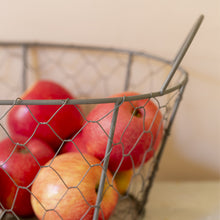 Load image into Gallery viewer, Wire Mesh Oval Basket Small
