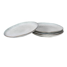 Load image into Gallery viewer, Set of 4 Organic Blue Dinner Plates
