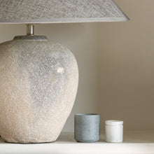 Load image into Gallery viewer, Ceramic Lamp with Dark Grey Shade
