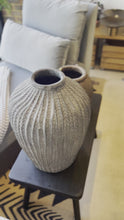 Load and play video in Gallery viewer, Earthenware Black Vase
