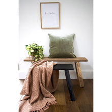 Load image into Gallery viewer, Recycled Teak Wood Bench Black Small
