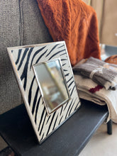 Load image into Gallery viewer, Zebra Print Table Mirror

