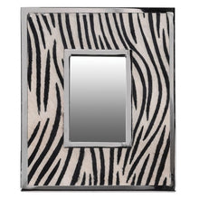 Load image into Gallery viewer, Zebra Print Table Mirror
