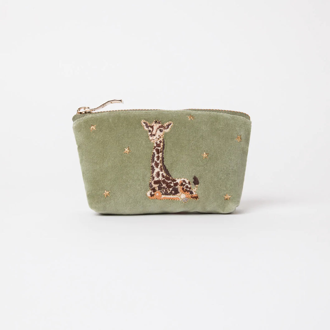 Giraffe Mother & Baby Coin Purse