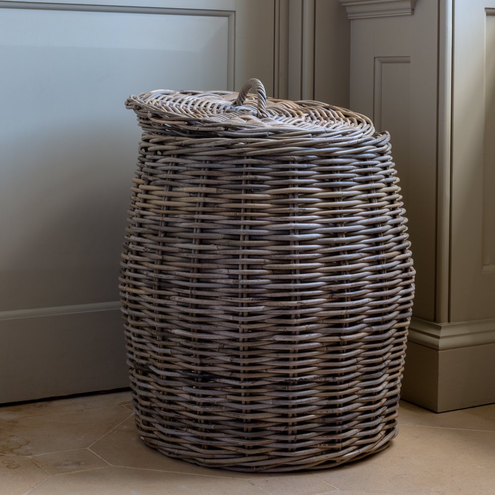 Lidded Laundry Basket Large